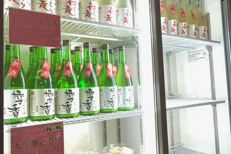 新酒、酒粕、店頭販売Now
